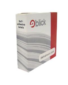 BLICK LABELS IN DISPENSERS ROUND 19MM RED (PACK OF 1280) RS012054