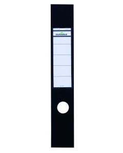 DURABLE ORDOFIX SELF-ADHESIVE FILE SPINE LABEL, 60MM, BLACK (PACK OF 10) 8090/01