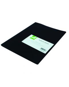 Q-CONNECT POLYPROPYLENE DISPLAY BOOK 10 POCKET BLACK KF01248