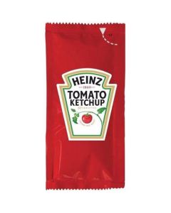 HEINZ TOMATO KETCHUP SACHET 12G HEI001 (PACK OF 200 SACHETS)