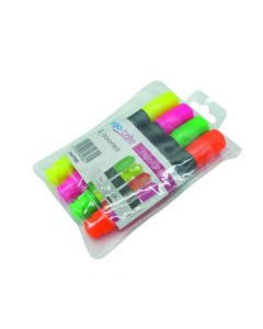 ERGO-BRITE ASSORTED EROGNOMIC HIGHLIGHTER PENS (PACK OF 4) JN69980