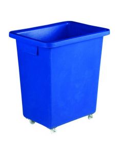 BOTTLE SKIP 580X410X700MM 4X50MM SWIVEL BLUE 328218