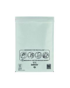 MAIL LITE BUBBLE LINED POSTAL BAG SIZE F3 220X330MM WHITE (PACK OF 50)
