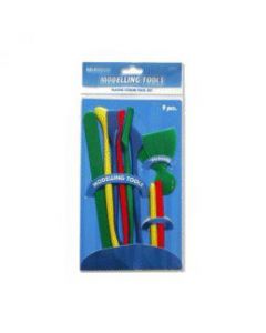 MUNGYO PLASTIC MODELLING TOOLS 9 ASSORTED SHAPES (1 SET)