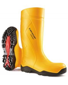 DUNLOP PUROFORT+FULL SAFETY WELLINGTON YELLOW 05 (PACK OF 1)