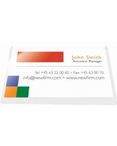 BUSINESS CARD POCKET SHORT SIDE OPEN (PACK OF 10 POCKETS)