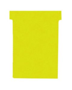 NOBO T-CARD SIZE 2 48 X 85MM YELLOW (PACK OF 100) 2002004