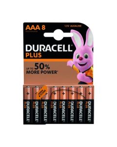 DURACELL PLUS AAA BATTERY (PACK OF 8)