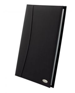 REXEL SOFT TOUCH SMOOTH DISPLAY BOOK 36 POCKET A4 BLACK 2101189