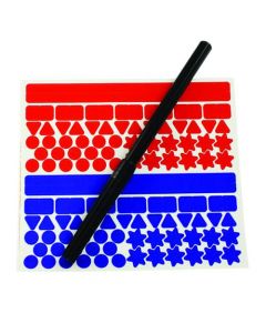 Q-CONNECT PLANNER STICKERS KIT (50 LABELS PER A6 SHEET)  ASSORTED KFKK