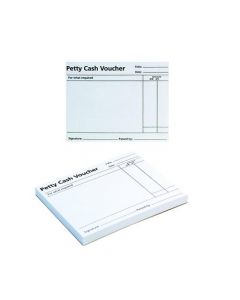 Q-CONNECT PETTY CASH VOUCHER PAD 125X101MM (PACK OF 10) KF00103