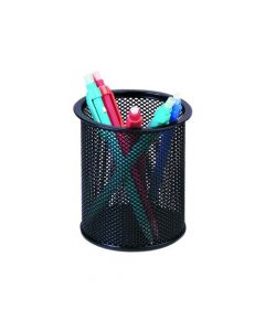 Q-CONNECT MESH PEN POT BLACK KF00864 (PACK OF 1)