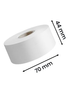 PLAIN PAPER ROLL 44X70X12.5MM (PACK OF 20)