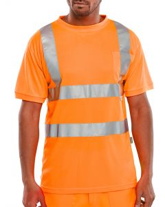 BEESWIFT CREW NECK T-SHIRT ORANGE 4XL (PACK OF 1)