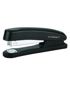 Q-CONNECT FULL STRIP PLASTIC STAPLER BLACK KF01057 (PACK OF 1)