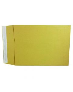 Q-CONNECT ENVELOPE GUSSET 406X305X25MM PEEL AND SEAL 120GSM MANILLA (PACK OF 100) KF3529