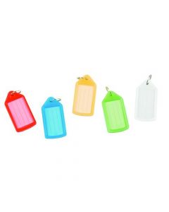 Q-CONNECT SLIDING KEY FOB ASSORTED (PACK OF 40) KF10878