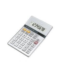 SHARP SILVER 8-DIGIT SEMI-DESKTOP CALCULATOR EL-330ERB