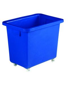 VFM BLUE SWIVEL CASTOR BOTTLE SKIP 405X610X560MM 328217