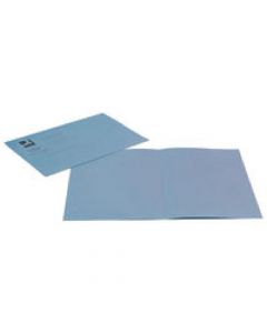 Q-CONNECT SQUARE CUT FOLDER LIGHTWEIGHT 180GSM FOOLSCAP BLUE (PACK OF 100 FOLDERS) KF26033