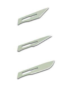 SWORDFISH SCALPEL NO.3 HANDLE WITH 4 BLADES METAL 43110 (PACK OF 1)