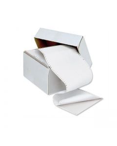 Q-CONNECT LISTING PAPER 11 X 9.5 INCHES 1-PT 60GSM PLAIN PERFORATED (2000 SHEETS)