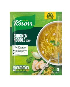 KNORR QUICK SOUP CHICKEN NOODLE 3 PORTIONS (PACK OF 12)