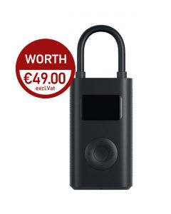 XIAOMI PORTABLE ELECTRIC AIR COMPRESSOR IS PUMPS DEFLATED TYRES.