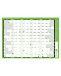 Q-CONNECT YEAR TO VIEW PLANNER UNMOUNTED 2026 KFYPU26