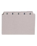 Q-CONNECT GUIDE CARD 5X3 INCH A-Z BUFF (PACK OF 25 CARDS) KF35207