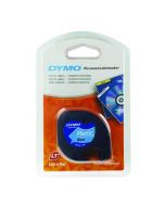 DYMO LETRATAG PLASTIC TAPE 12MM X 4M ULTRA BLUE S0721650 (PACK OF 1)