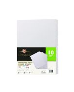 CONCORD UNPUNCHED DIVIDER 10-PART A4 150GSM WHITE (PACK OF 10 DIVIDERS) 75801