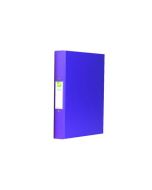 Q-CONNECT 25MM 2 RING BINDER POLYPROPYLENE A4 PURPLE (PACK OF 10 BINDERS) KF01474