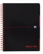 BLACK N' RED HARDBACK WIREBOUND PROJECT BOOK 200 PAGES A4+ (PACK OF 3) 100080730