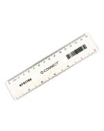 Q-CONNECT CLEAR 150MM/15CM/6INCH RULER KF01106 (PACK OF 1)
