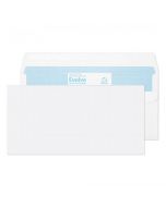 EVOLVE DL ENVELOPE RECYCLED WALLET SELF SEAL 90GSM WHITE (PACK OF 1000) RD7882