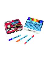 SHOW-ME DRYWIPE MARKER FINE TIP ASSORTED (PACK OF 50) FPSDP50A