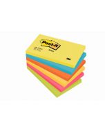 POST-IT NOTES 76 X 127MM ENERGY COLOURS (PACK OF 6) 655TF