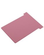 NOBO T-CARD SIZE 3 80 X 120MM PINK (PACK OF 100) 2003008