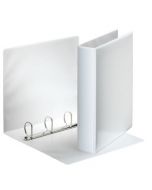 ESSELTE 40MM 4 D-RING PRESENTATION BINDER A4 WHITE 49704 (PACK OF 1)