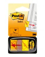 POST-IT INDEX TABS SIGN HERE YELLOW (PACK OF 50 TABS) 680-9