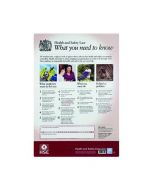 HSE HEALTH AND SAFETY LAW POSTER A2 FWC30 (PACK OF 1)