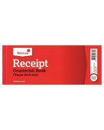SILVINE RECEIPT BOOK WITH COUNTERFOIL 80X202MM (PACK OF 36) 233