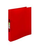Q-CONNECT 2 RING BINDER FROSTED A4 ASSORTED (PACK OF 12 BINDERS) KF02488