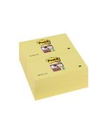 POST-IT SUPER STICKY 76X127MM CANARY YELLOW (PACK OF 12) 655-12SSCY