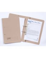 EXACOMPTA GUILDHALL TRANSFER SPIRAL POCKET FILE 315GSM FOOLSCAP BUFF (PACK OF 25 FILES) 349-BUF