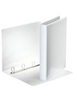 ESSELTE 25MM 4 D-RING PRESENTATION BINDER A4 WHITE 49702 (PACK OF 1)