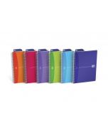 OXFORD POLY TRANSLUCENT WIREBOUND NOTEBOOK A5 ASSORTED (PACK OF 5) 100104780