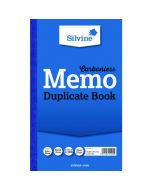 SILVINE CARBONLESS DUPLICATE MEMO BOOK 210X127MM (PACK OF 6) 701-T