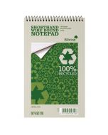 SILVINE EVERYDAY RECYCLED SHORTHAND PAD 127X203MM (PACK OF 12) RE160-T